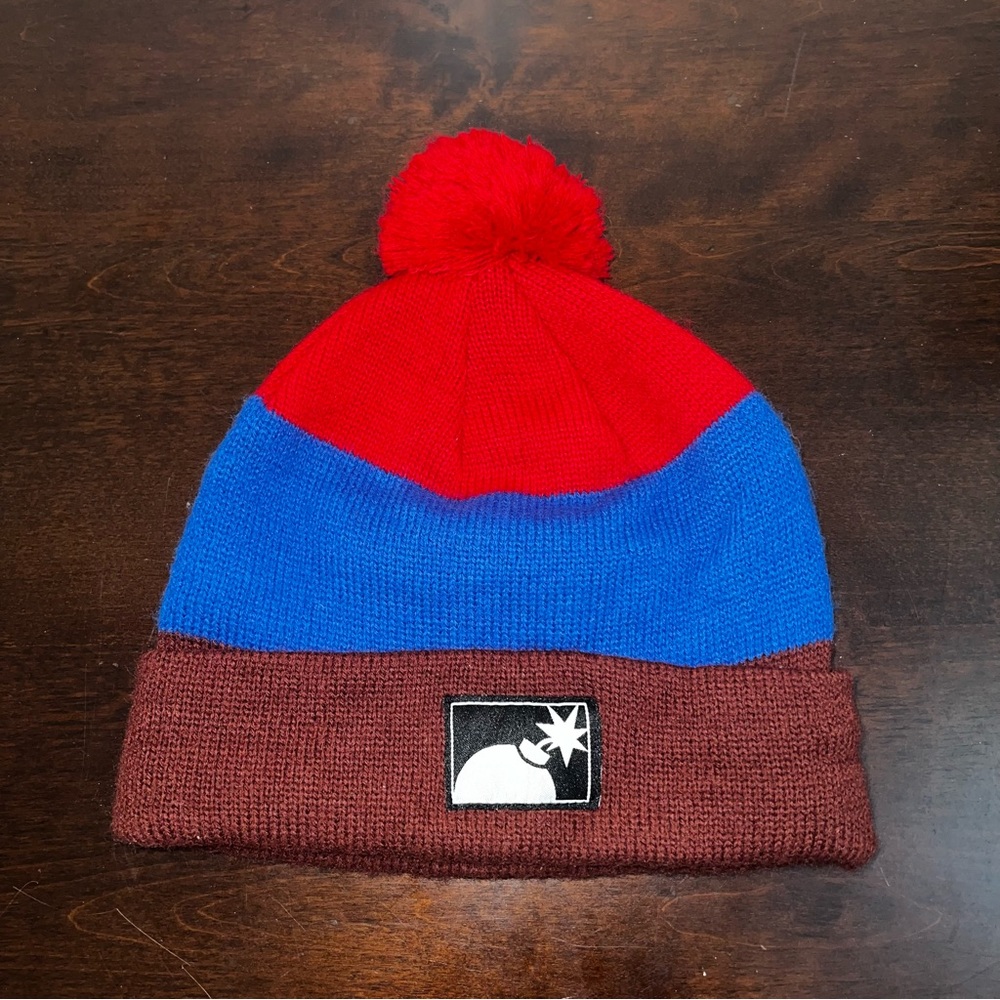 The Hundreds multicolored winter beanie. Unisex.